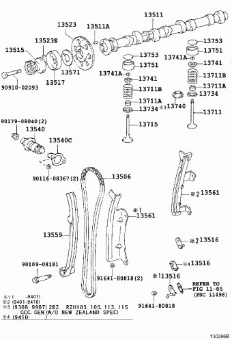 HIACE VAN,COMMUTER RZH113L-SRMREV LH1##,RZH10#,11#,125,135,15#