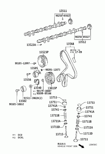 COROLLA SED/WG CDE120L-DWMDYW CDE120,NDE120,ZZE12#