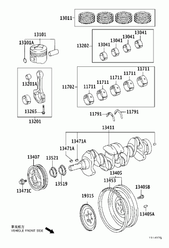 YARIS NLP90L-CHFGXW KSP90,NLP90,NSP90,SCP90