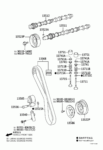 FORTUNER KUN61R-NKMSYN GGN50,60,KUN5#,6#,LAN50,TGN51,61