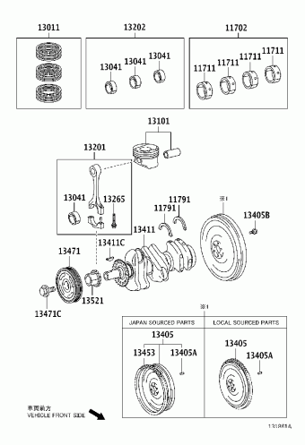 YARIS/HYBRID KSP130L-CHMNKW KSP130,NHP130,NLP130,NSP130