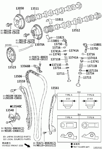 CAMRY/HYBRID ASV50L-JETEKU ACV51,ASV5#,AVV50