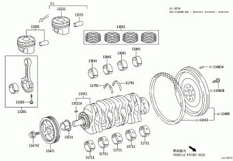 YARIS/VIOS/LIMO NSP151L-BEXRK NCP15#,NSP15#