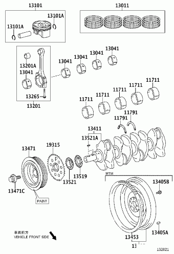 COROLLA SED/WG ZRE141L-AEFDK CE140,NZE141,ZRE14#,ZZE14#