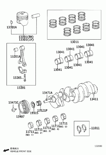 4RUNNER UZN210L-GKAGKA GRN21#,UZN21#