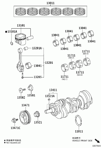 CAMRY/HYBRID GSV50L-RETGKX ACV51,ASV5#,AVV50,GSV50