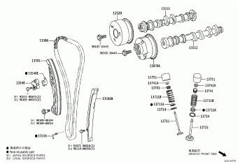 YARIS/HYBRID KSP130L-CHMNKW KSP130,NHP130,NLP130,NSP13#