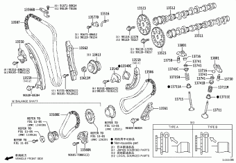 HILUX GUN125L-DGTSXF GGN125,GUN1##,LAN125,TGN1##