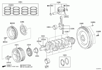 HILUX GUN125L-DTFSXW GUN12#,135