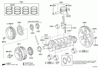 HILUX GUN125L-DGTSXF GGN125,GUN1##,LAN125,TGN1##