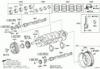 FORTUNER TGN156L-SDTLKV GGN155,GUN1##,LAN155,TGN1##