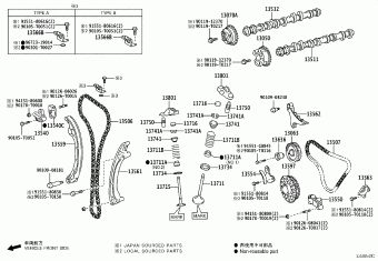 HILUX TGN136R-DNMSKN GGN125,GUN1##,LAN125,TGN1##