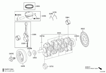 HARRIER/HEV MXUA80L-SNXGBC AXUH8#,MXUA80