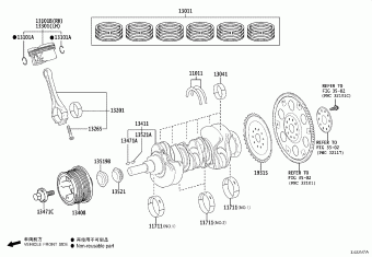 TUNDRA/SEQUOIA VXKA75L-PSUZZA VXKA7#,VXKH7#,VXKH8#