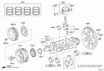 HILUX (DCB/SCB/XTR) GUN125L-DTTSXW GUN12#,135