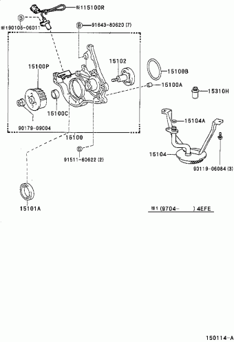 COROLLA SED/WG EE111L-GEMDKB AE11#,CE110,EE11#,ZZE11#