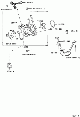 COROLLA HB/LB EE111L-ALMDKW 06.1997