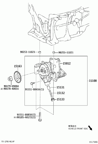 COROLLA SED/WG ZRE141L-AEFDK CE140,NZE141,ZRE14#,ZZE14#