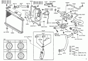 COROLLA SED/WG EE111L-GEMDKB AE11#,CE110,EE11#,ZZE11#