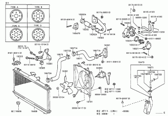 COROLLA SED/WG AE111L-AWMDKW 02.1998