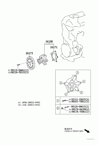 YARIS NCP91R-AHPRKT NCP91