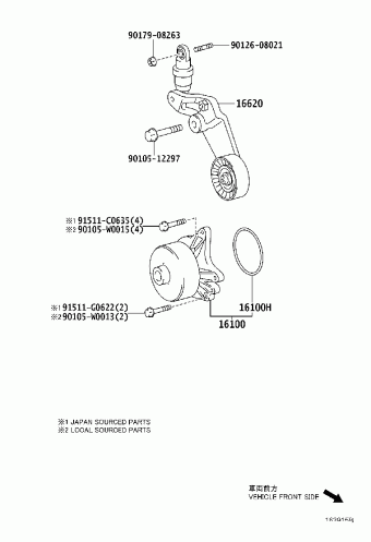 COROLLA VERSO ZNR11R-GRGEKW AUR10,CUR10,ZNR1#