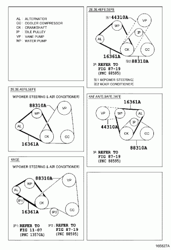 COROLLA SED/CP/WG EE100L-AEMDSB AE10#,CE100,EE10#