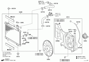 YARIS NSP151L-AHXRK NCP15#,NSP15#