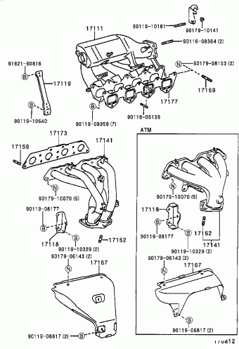 COROLLA SED/WG AE111L-AWMDKW 02.1998