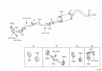 HILUX KDN145L-TRMDYW KDN1##,LN1##,RZN168,173