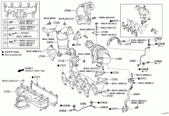 AVENSIS ADT251L-AEFEYW ADT25#,AZT25#,CDT250,ZZT25#