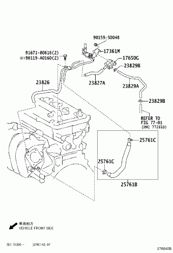 COROLLA SED/WG ZRE141L-AEFDK CE140,NZE141,ZRE14#,ZZE14#