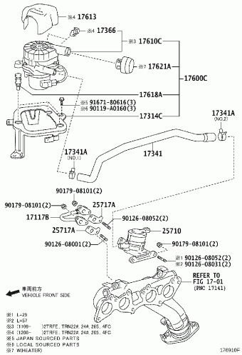 TACOMA TRN245L-CRMDKA GRN2##,3##,TRN2##