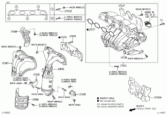 CAMRY/HYBRID ACV51L-JEPNKU ACV51,ASV5#,AVV50