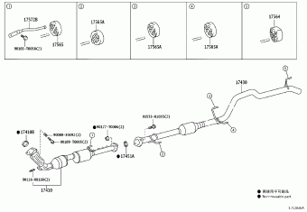 HILUX (DCB/SCB/XTR) GUN125L-DTTSXW GUN12#,135