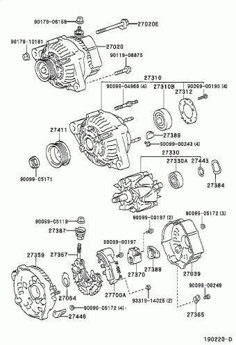 COROLLA LB AE111R-ALPDKQ AE11#,EE110