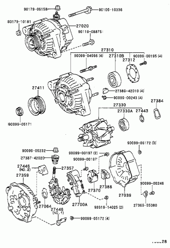 COROLLA SED AE101L-DEHDKA AE10#