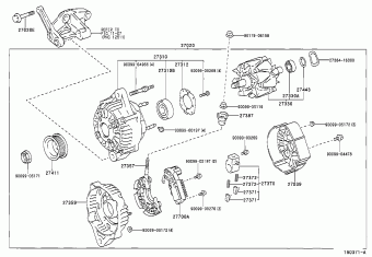 TACOMA RZN196L-CRPDKAB RZN140,150,19#,VZN150,195