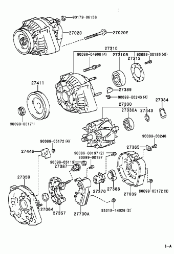 COROLLA HB/LB CE110L-AGMDEW 01.1998
