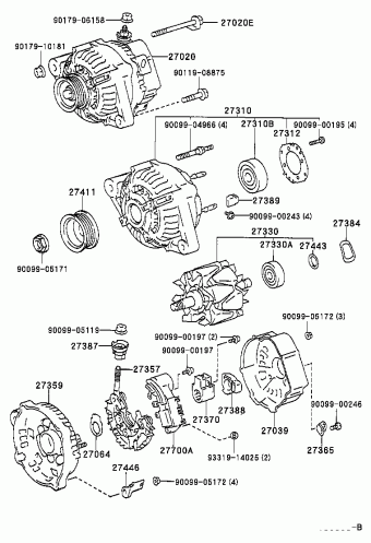 COROLLA HB/LB AE111L-AGPDKW 12.1998