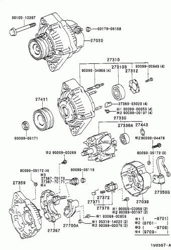LAND CRUISER FZJ73L-MRU 01.1992 - 08.1999
