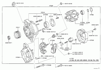 COROLLA SED/WG AE111L-AEPDKV AE11#,CE110,EE11#,ZZE11#