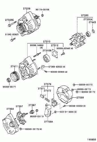 HILUX VZN130L-GKMSEW 04.1992