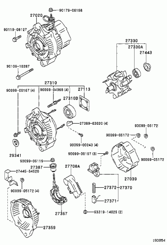HILUX/4RUNNER (4WD) LN106R-TRMRSQ3 09.1996