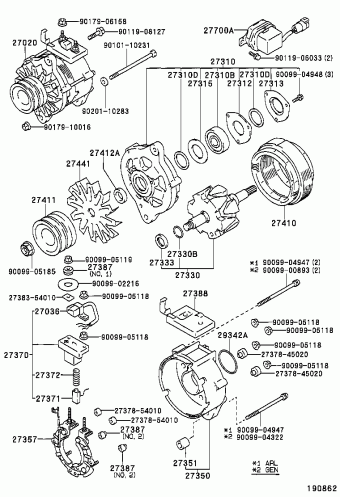 HILUX/4RUNNER (4WD) LN106R-PRMSSQ 03.1991