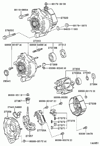 HILUX LN165L-PRMDXW KDN1##,LN1##,RZN168,173