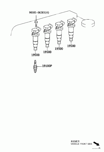 COROLLA SED/WG ZZE121L-DEMDKW CDE120,NDE120,ZZE12#