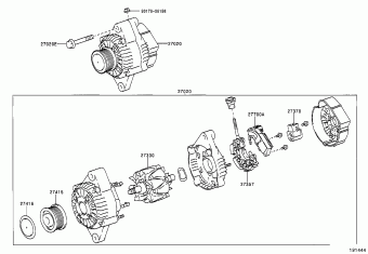 HILUX KDN145L-TRMDYW KDN1##,LN1##,RZN168,173