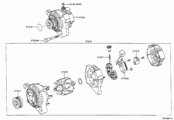 COROLLA VERSO CDE120L-FWMDYW CDE120,ZZE12#