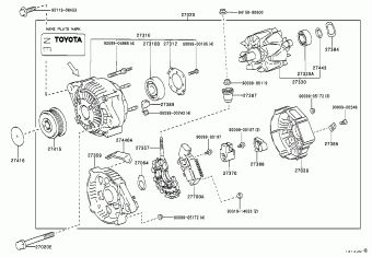YARIS/ECHO VERSO NLP22L-CHMRXW NCP2#,NLP2#